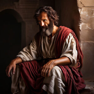 43 apostle paul biblical character set in the first century in different postures